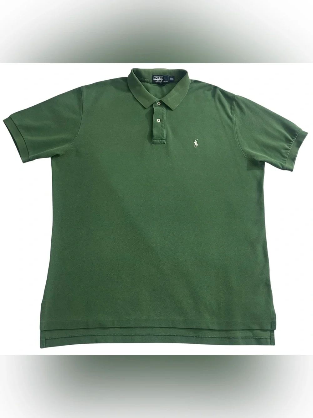 Polo Ralph Lauren Men’s Sz XXL Green Short Sleeve Polo w/ White Pony Logo